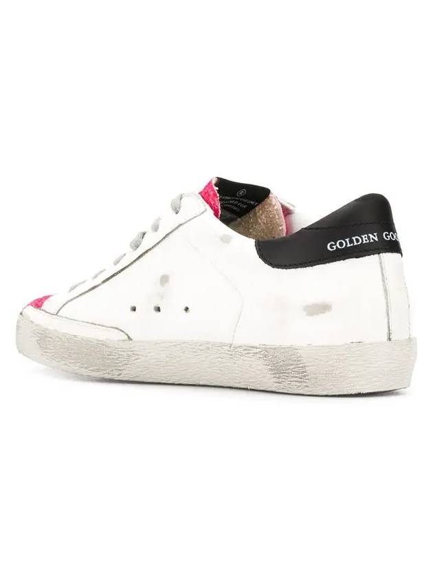 Superstar Glitter Low Top Sneakers Black Pink White - GOLDEN GOOSE - BALAAN 4