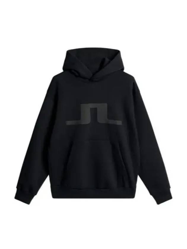 Men's Karson Graphic Hoodie Black - J.LINDEBERG - BALAAN 2