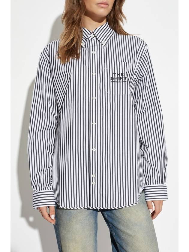 Marc Jacobs Striped Shirt, Women's, White - MARC JACOBS - BALAAN 3