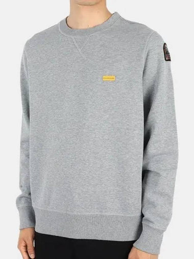 Men s CALEB EMBO Sweatshirt Gray PMFLE BF11 797 1062677 - PARAJUMPERS - BALAAN 1