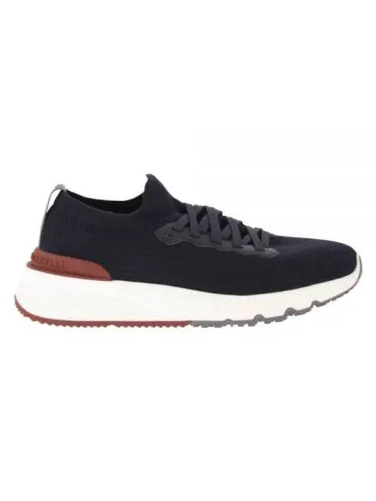 Knit Running Sneakers Navy - BRUNELLO CUCINELLI - BALAAN 2