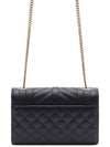 Matelasse Envelope Small Shoulder Bag Black - SAINT LAURENT - BALAAN 5