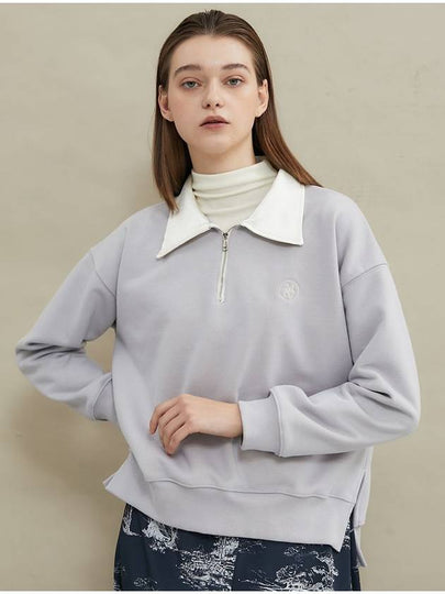 Soft Collar Sweatshirt Purple - MANAVIS7 - BALAAN 2