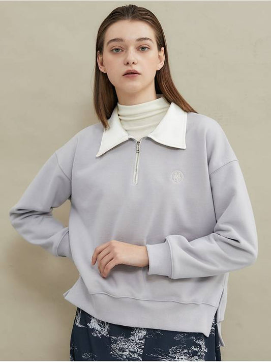 Soft collar sweatshirt Purple - MANAVIS7 - BALAAN 2