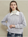 Soft collar sweatshirt Purple - MANAVIS7 - BALAAN 2