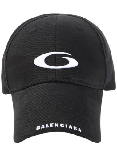 Embroidered Icon Logo Ball Cap Black - BALENCIAGA - BALAAN 1