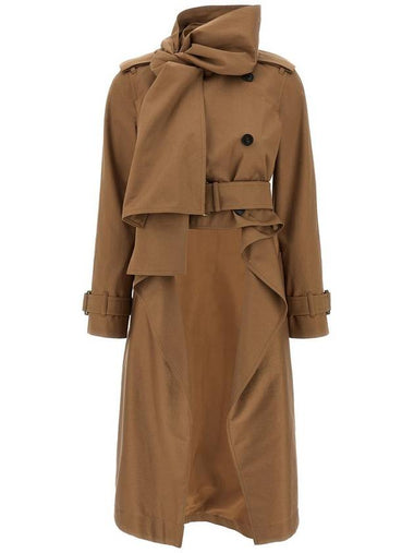 Burberry Scarf Trench Coat - BURBERRY - BALAAN 1