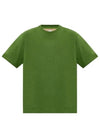 Double Layered Cotton Jersey Short Sleeve T-Shirt Green - BOTTEGA VENETA - BALAAN 2