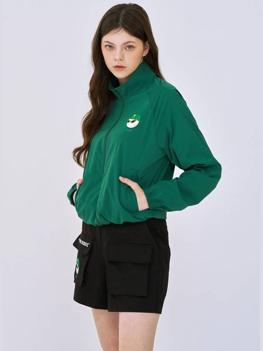 Women's Swag Ball Lightweight Windbreaker Green - GOXO - BALAAN 2