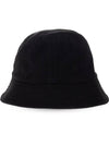 Haley Embroidered Logo Bucket Hat Black - ISABEL MARANT - BALAAN 4