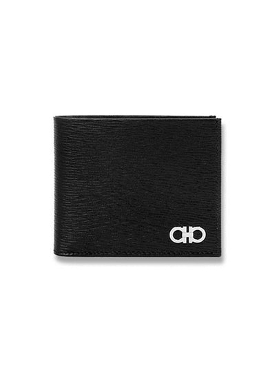 Gancini Half Wallet Black - SALVATORE FERRAGAMO - BALAAN 2