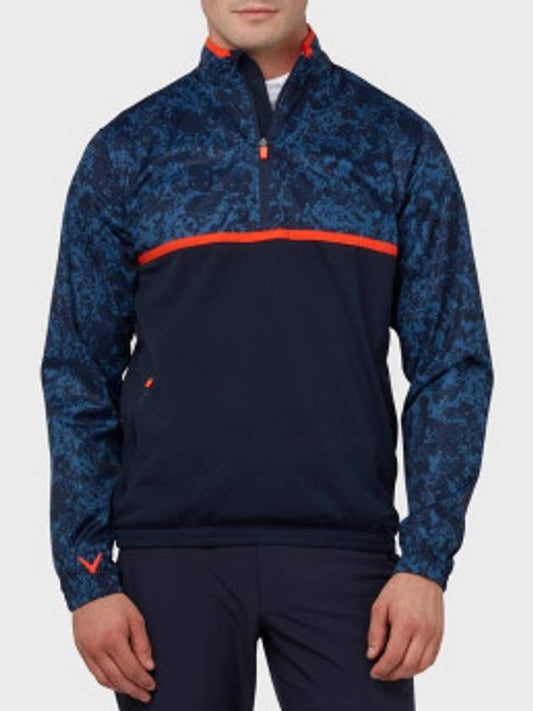 Callaway Anorak Windbreaker x Abstract Camo Windbreaker CGJSC035 Navy - CALLAWAY GOLF - BALAAN 1