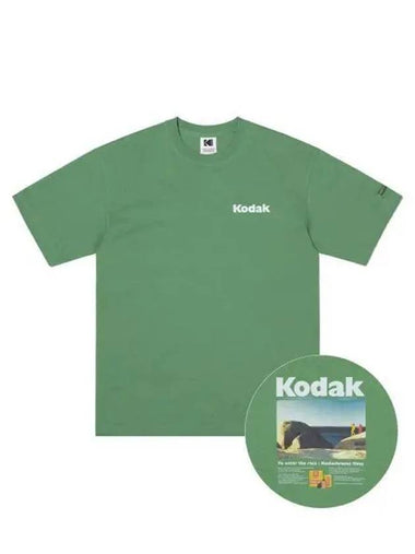 KODAK Scenery Graphic Short Sleeve T Shirt KHAKI - KODO - BALAAN 1