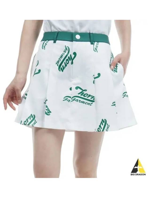 Valencia mini pleated skirt women s HCW 3A AE01 white - HORN GARMENT - BALAAN 1