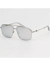 Eyewear Aviator Asian Fit Sunglasses Silver - MONCLER - BALAAN 6