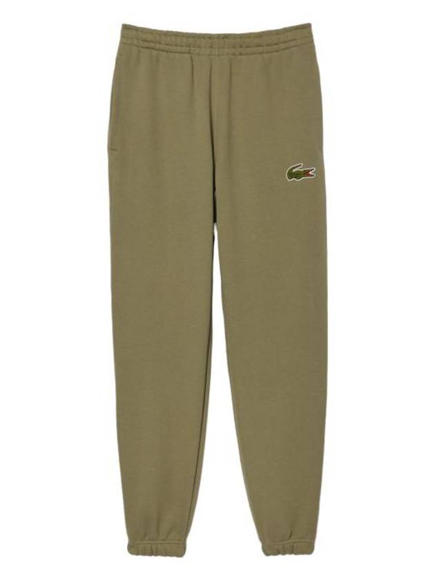 Relaxed Fit Jogger Pants Khaki Green - LACOSTE - BALAAN 1