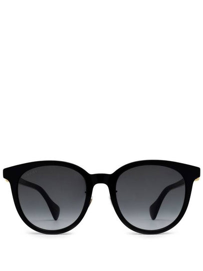 Eyewear Side GG Logo Round Sunglasses Black - GUCCI - BALAAN 2