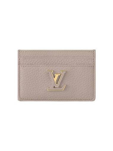 Capucines Card Wallet Galet Beige - LOUIS VUITTON - BALAAN 1