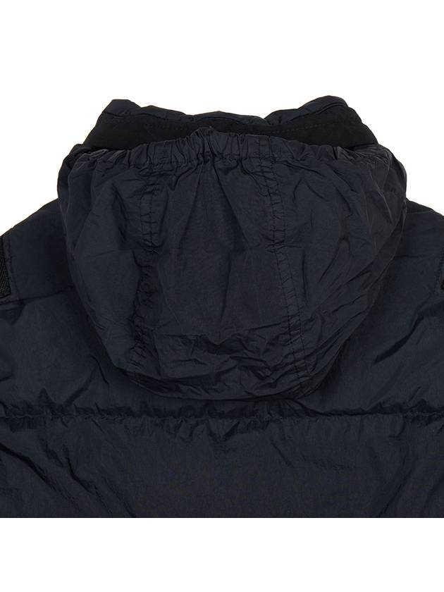 Kids Crinkle Reps Recycled Nylon Down Vest Navy - STONE ISLAND - BALAAN 8