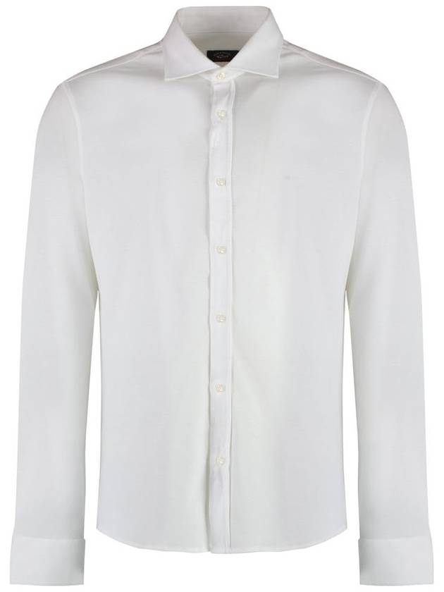 Paul & Shark Cotton Piqué Shirt - PAUL & SHARK - BALAAN 1