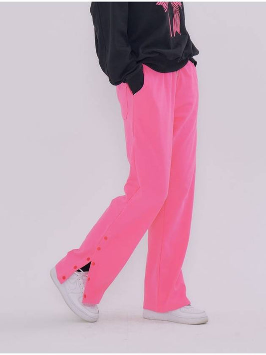 MET Button Banding Sweatpants pink - METAPHER - BALAAN 1