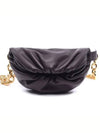 Chain Leather Belt Bag Grape - BOTTEGA VENETA - BALAAN 2