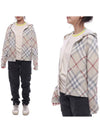 Kids Check Wool Hooded Zip-Up Jacket Beige - BURBERRY - BALAAN 3