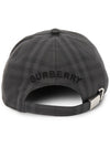 Vintage Check Ball Cap Grey - BURBERRY - BALAAN 5