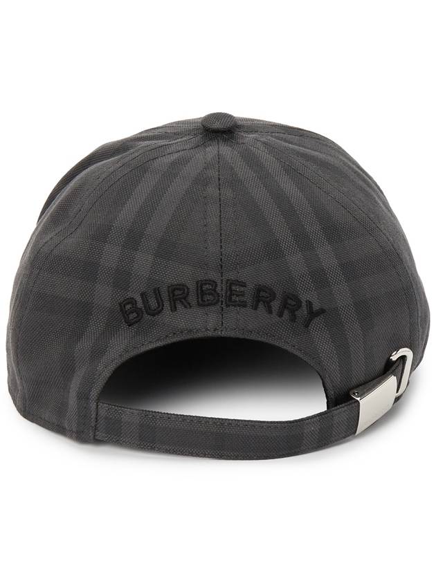 Vintage Check Ball Cap Grey - BURBERRY - BALAAN 5