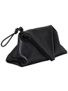 Women's Triangle Clutch Bag Black - BOTTEGA VENETA - BALAAN 5