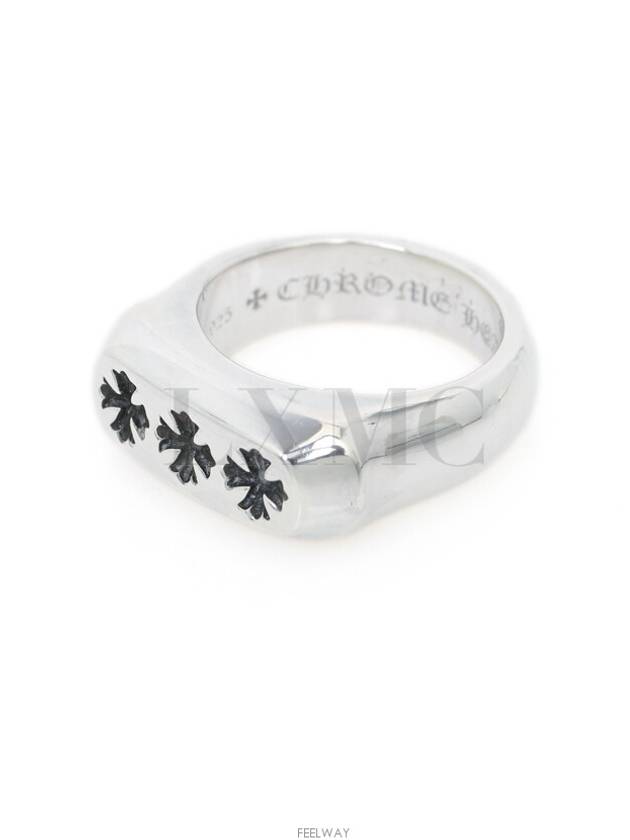 Triple Cross Ring Silver Spacer No 19 - CHROME HEARTS - BALAAN 2