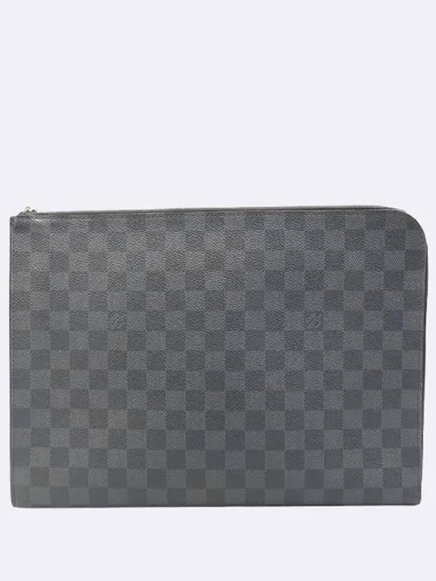 Damier Graphite Canvas Pochette Jour GM Clutch - LOUIS VUITTON - BALAAN 2