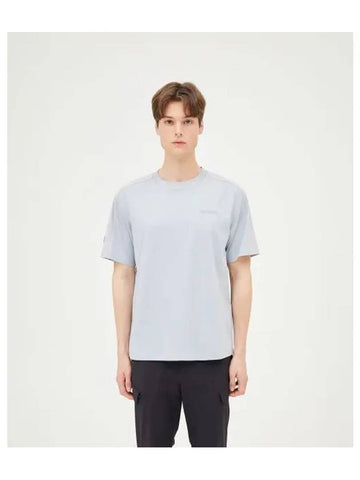 Peryl light gray men s short sleeve t shirt - DUVETICA - BALAAN 1