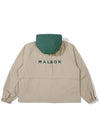 Bucket Detachable Hooded Jacket BEIGE WOMAN - MALBON GOLF - BALAAN 2