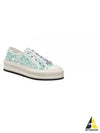 Walk NDior Toile De Jouy Sauvage Motif Platform Low Top Sneakers Aquamarina - DIOR - BALAAN 2