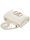 V Logo Type Small Leather Shoulder Bag Ivory - VALENTINO - BALAAN 5