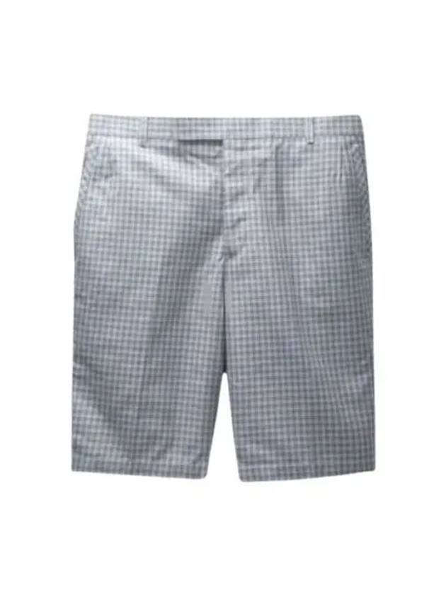 RWB Tab Houndstooth Cotton Shooting Shorts Grey - THOM BROWNE - BALAAN 2