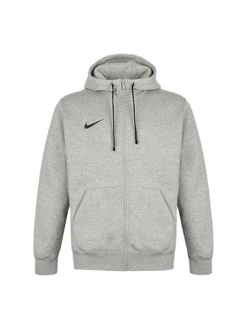 Park 20 Fleece Zip-Up Hoodie Grey - NIKE - BALAAN 1