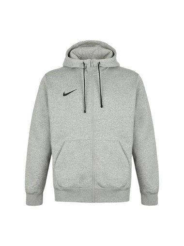 Park 20 Fleece Zip-Up Hoodie Grey - NIKE - BALAAN 1