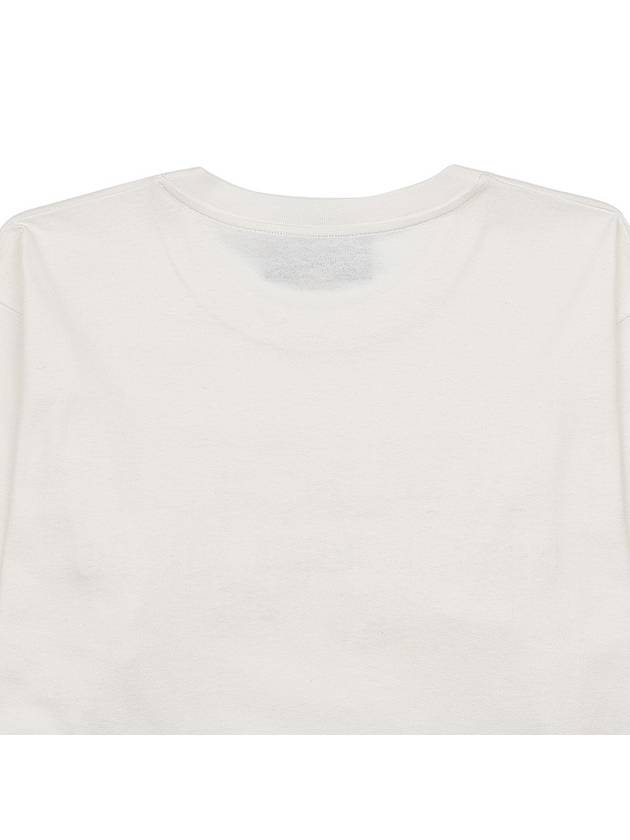 Embroidered Logo City Short Sleeve T-Shirt White - GUCCI - BALAAN 7