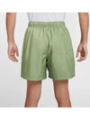 Club Woven Flow Shorts Oil Green - NIKE - BALAAN 3