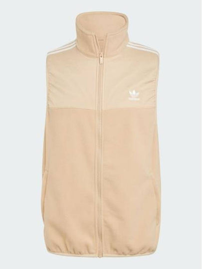 Adicolor 3 Stripe Microfleece Vest Magic Beige - ADIDAS - BALAAN 2