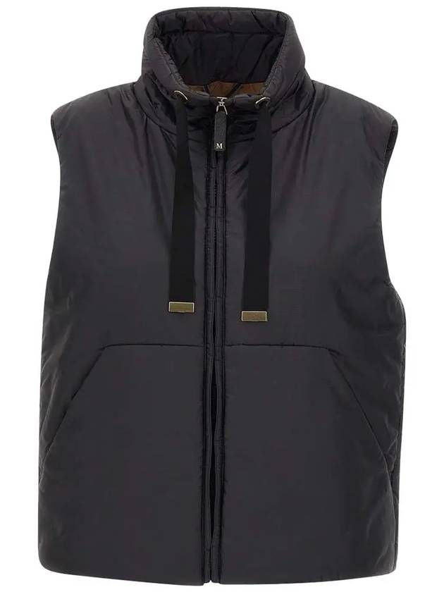 Stand-Up Collar Padded Vest Black - MAX MARA - BALAAN 2