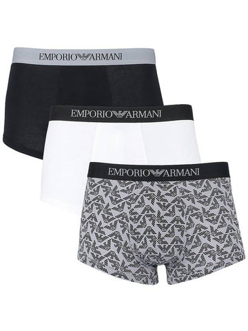 Pure Boxer 3 Pack Trunk 111625 2F722 18821 - EMPORIO ARMANI - BALAAN 1