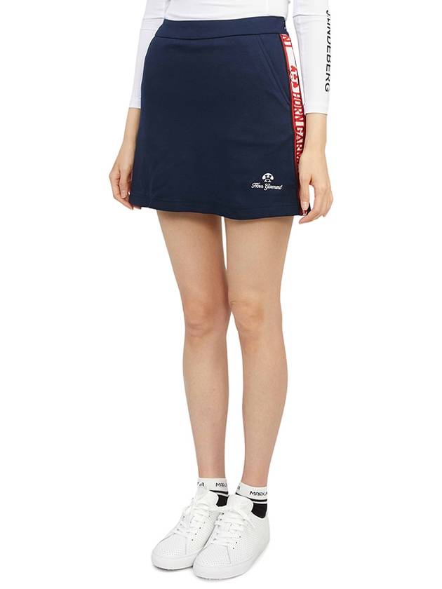 Women's Golf Over Mini Skirt Navy - HORN GARMENT - BALAAN 3