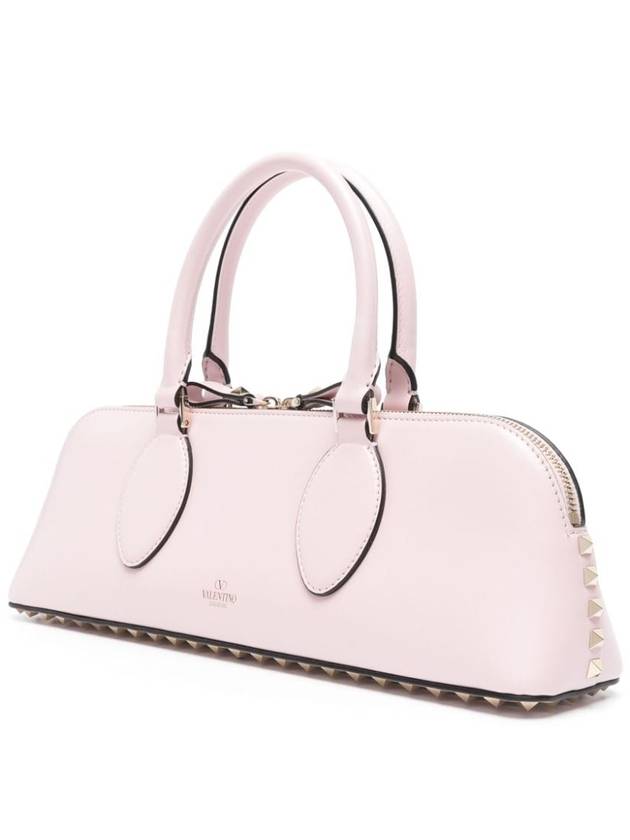 VALENTINO ROSE QUARTZ ROCKSTUD TOTE BAG - VALENTINO - BALAAN 3