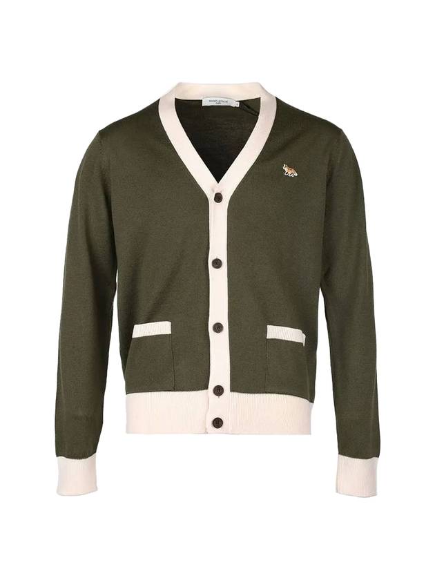 Baby Fox Bicolor Classic Khaki Green - MAISON KITSUNE - BALAAN 1