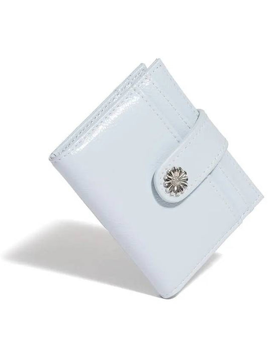 Mini Daisy Photo Slot Coin Card Wallet Sky Blue - LE MASQUE - BALAAN 1