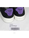 Men's Arrow Logo Purple Heel Tab 20 Low Top Sneakers Black - OFF WHITE - BALAAN 8