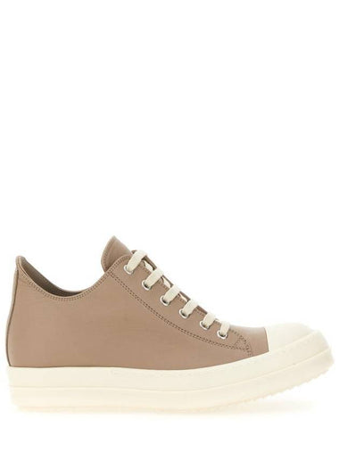 Rick Owens Leather Sneaker - RICK OWENS - BALAAN 1